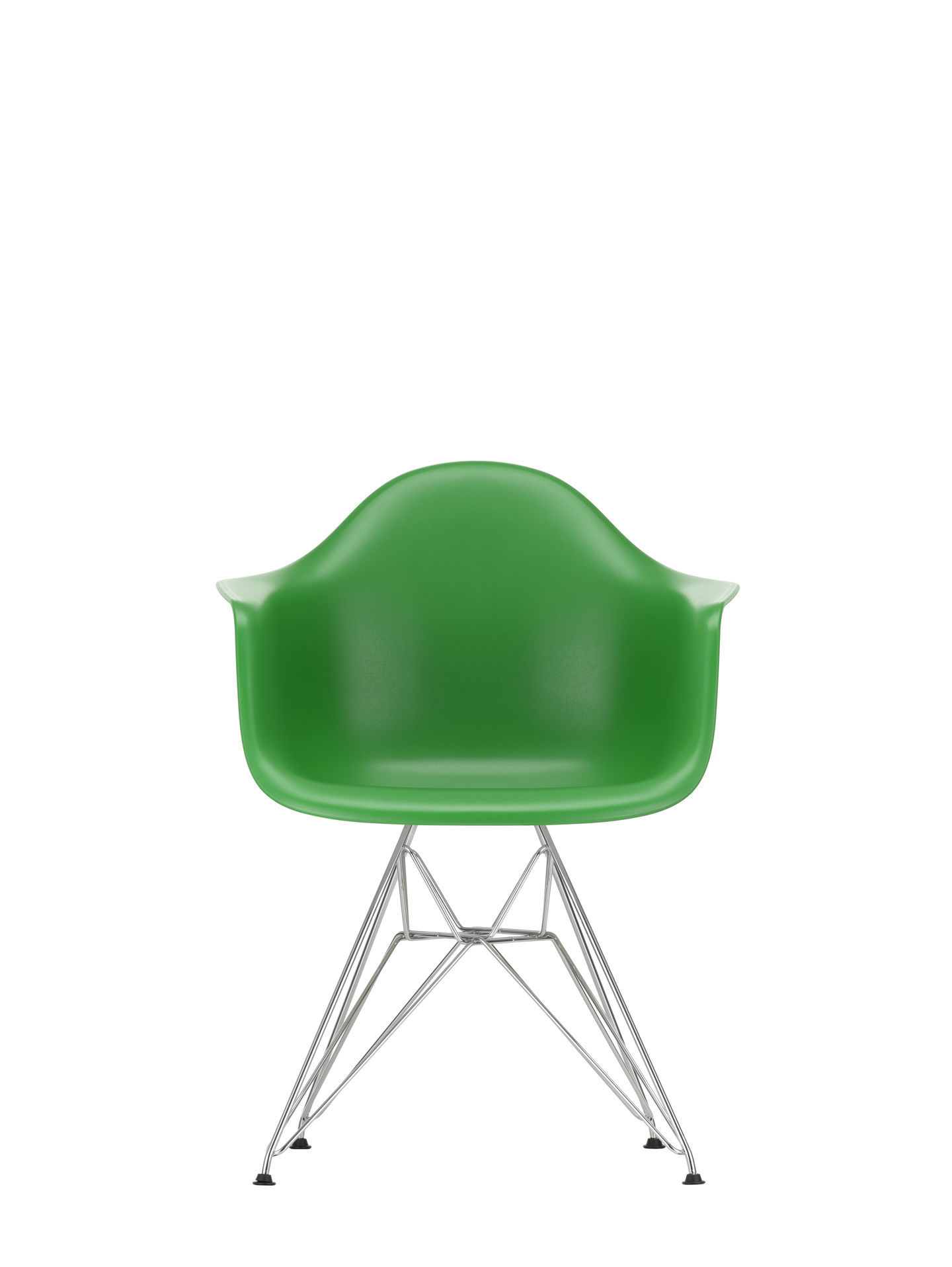 Vitra Eames Plastic Arm Chair DAR Chaise Vitra Chromé - Bleu mer