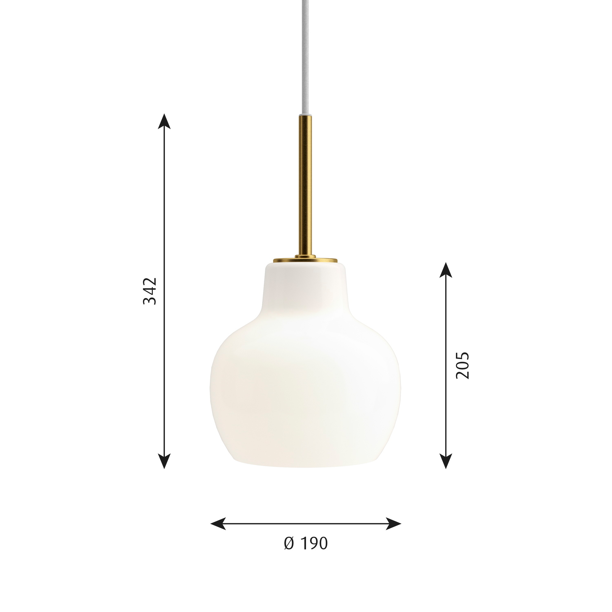 VL Ring Crown 1 lumière pendante Louis Poulsen