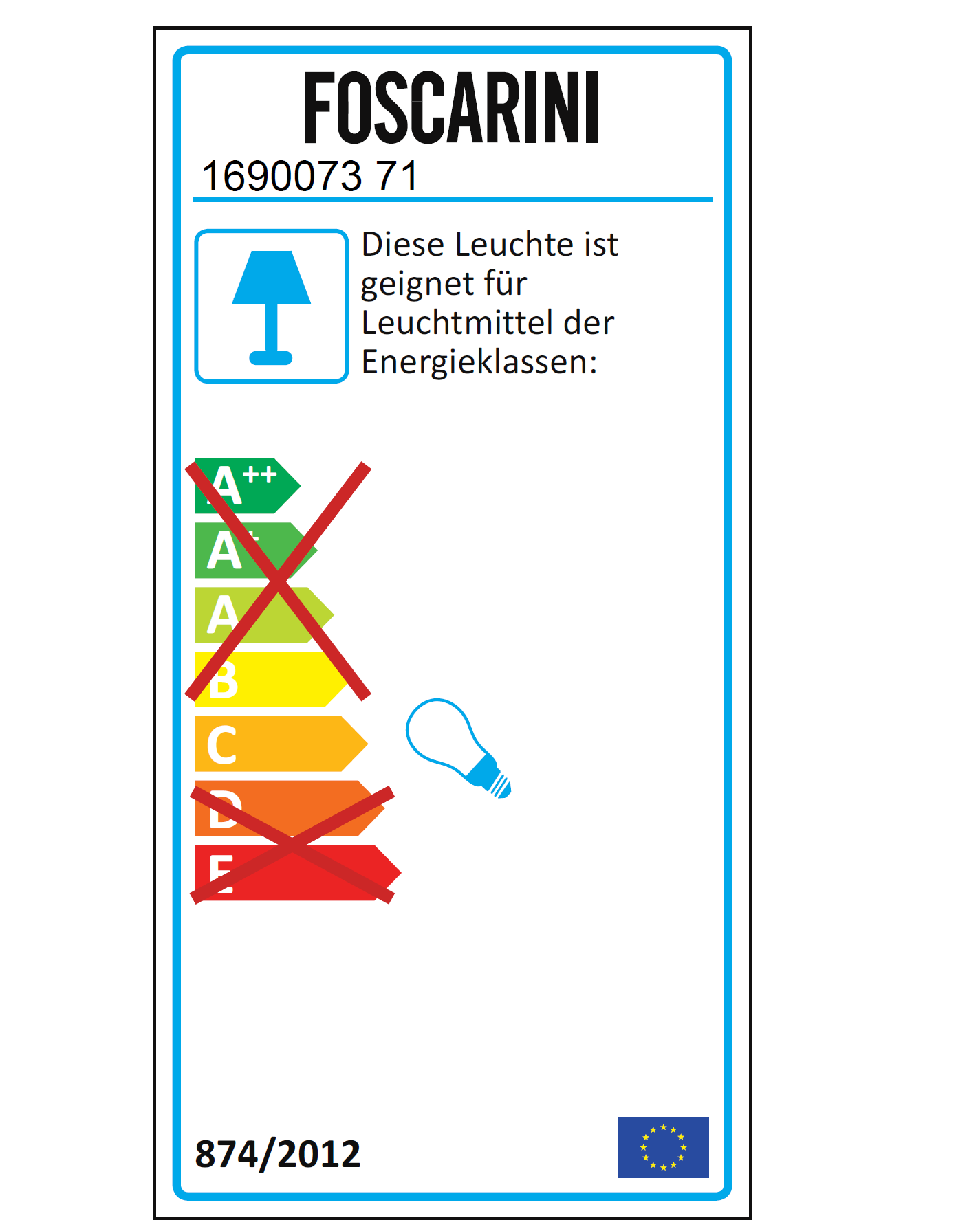 Allegro Assai Deckenleuchte Foscarini