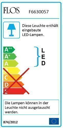 Superloon Lampadaire Chromé Flos
