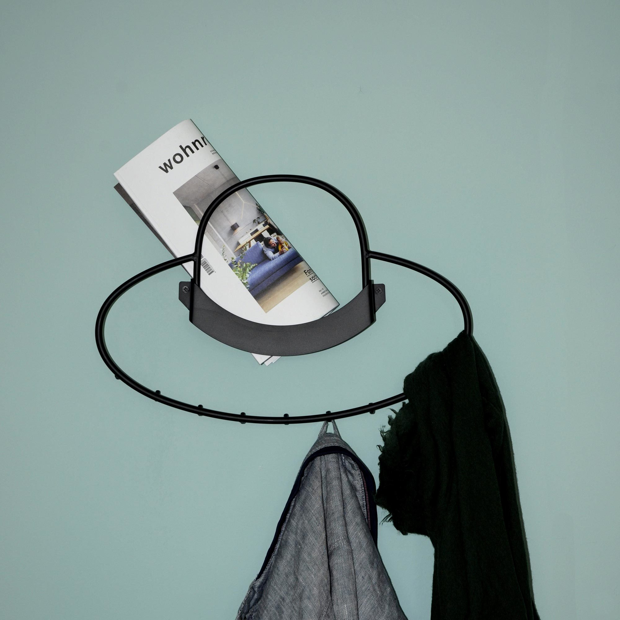 Hat Porte-manteau mural avec 9 crochets Mox