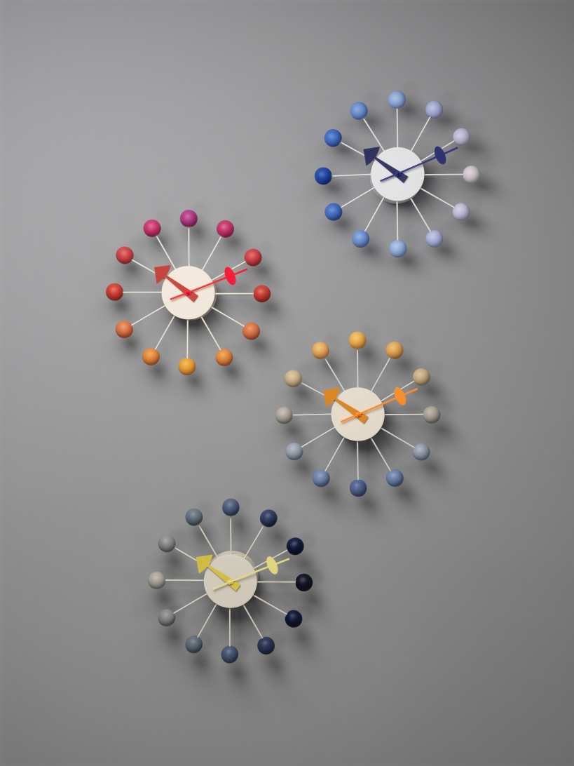 Ball Clock Horloge murale Dusk Vitra LIMITED EDITION   