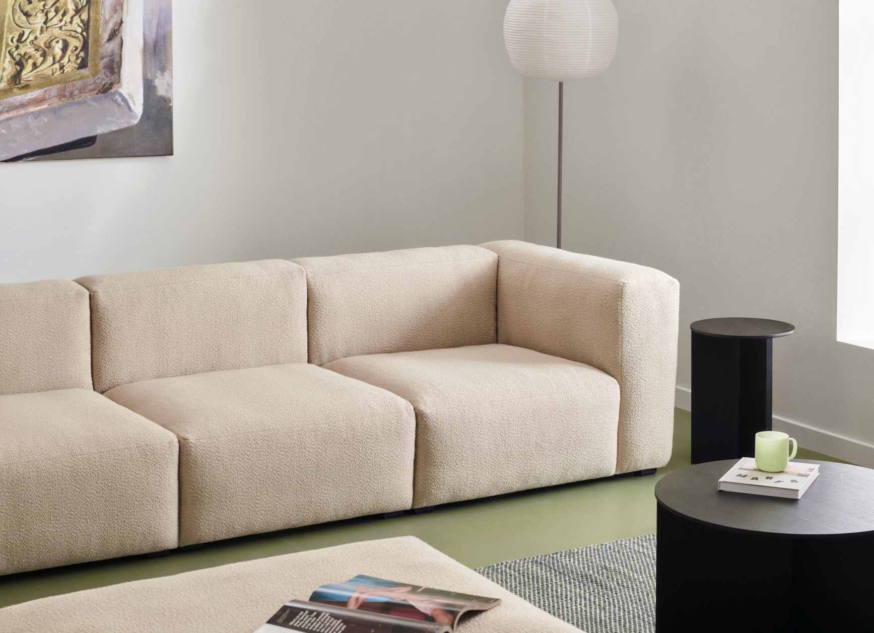 Mags Soft Sofa Low armrest 3-places Combination 1 Hay