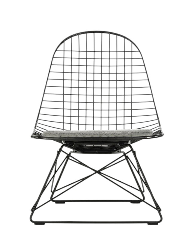 LKR-5 Wire Chair chaise avec coussin d'assise Vitra
