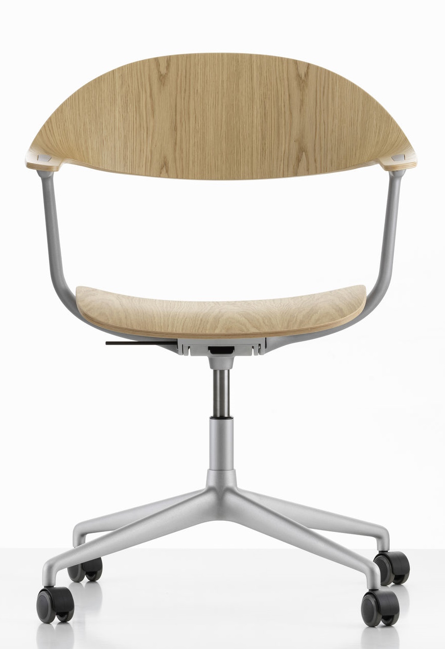 Mynt dossier et assise Plywood chaise de bureau Vitra