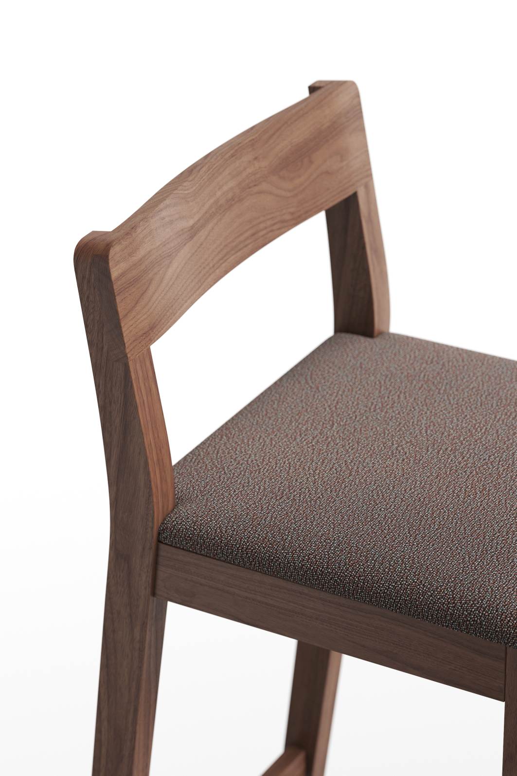 Sit tabouret de bar en bois avec coussin d'assise Zeitraum
