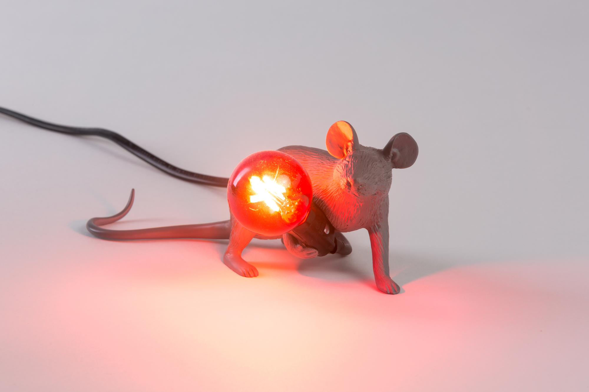 Mouse Lamp lampe de table grise Seletti OFFRE SPECIALE
