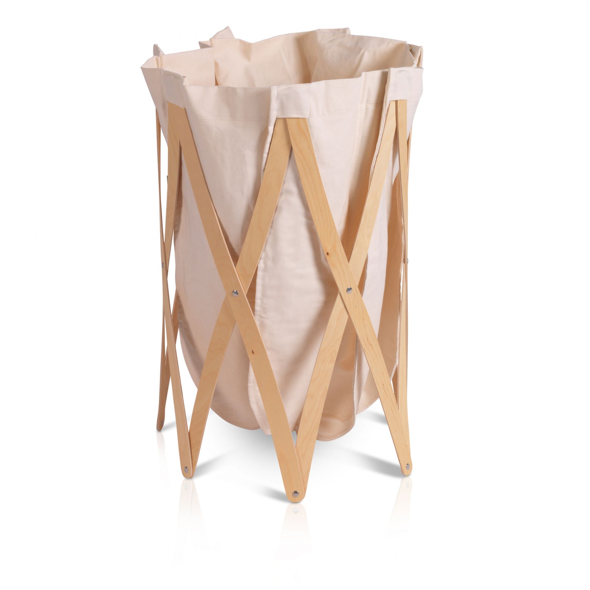 Marie Pi Panier à linge Klein &amp; More nature beige