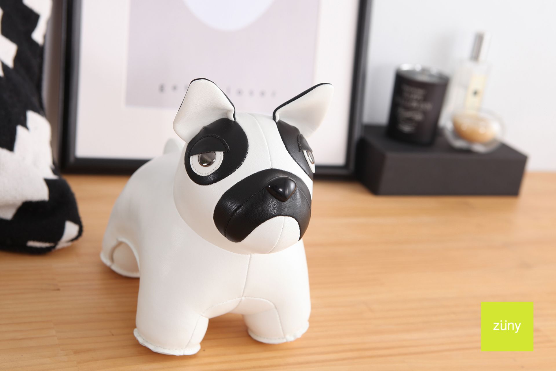 Serre-livres Classic French Bulldog Blanc/Noir Züny OFFRE SPECIALE