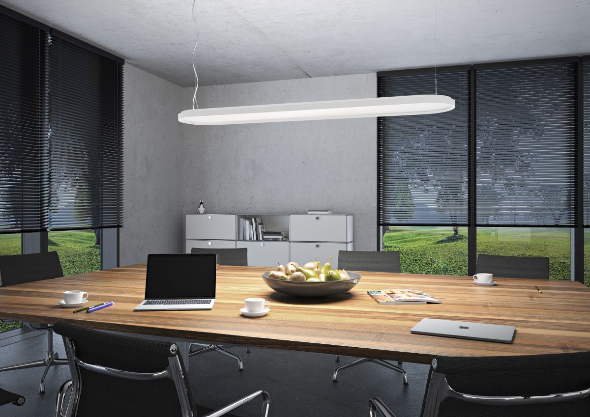 Kido Lampe suspendue 150cm blanc 3000K Belux