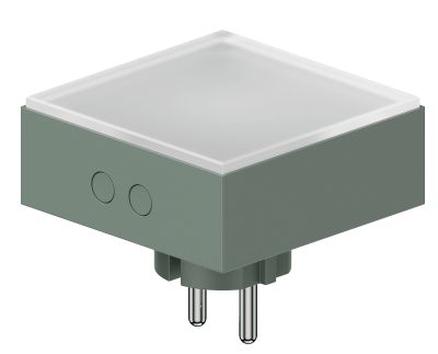 Lampe 1 Douille LED Lumière dfp Design Chêne Vert