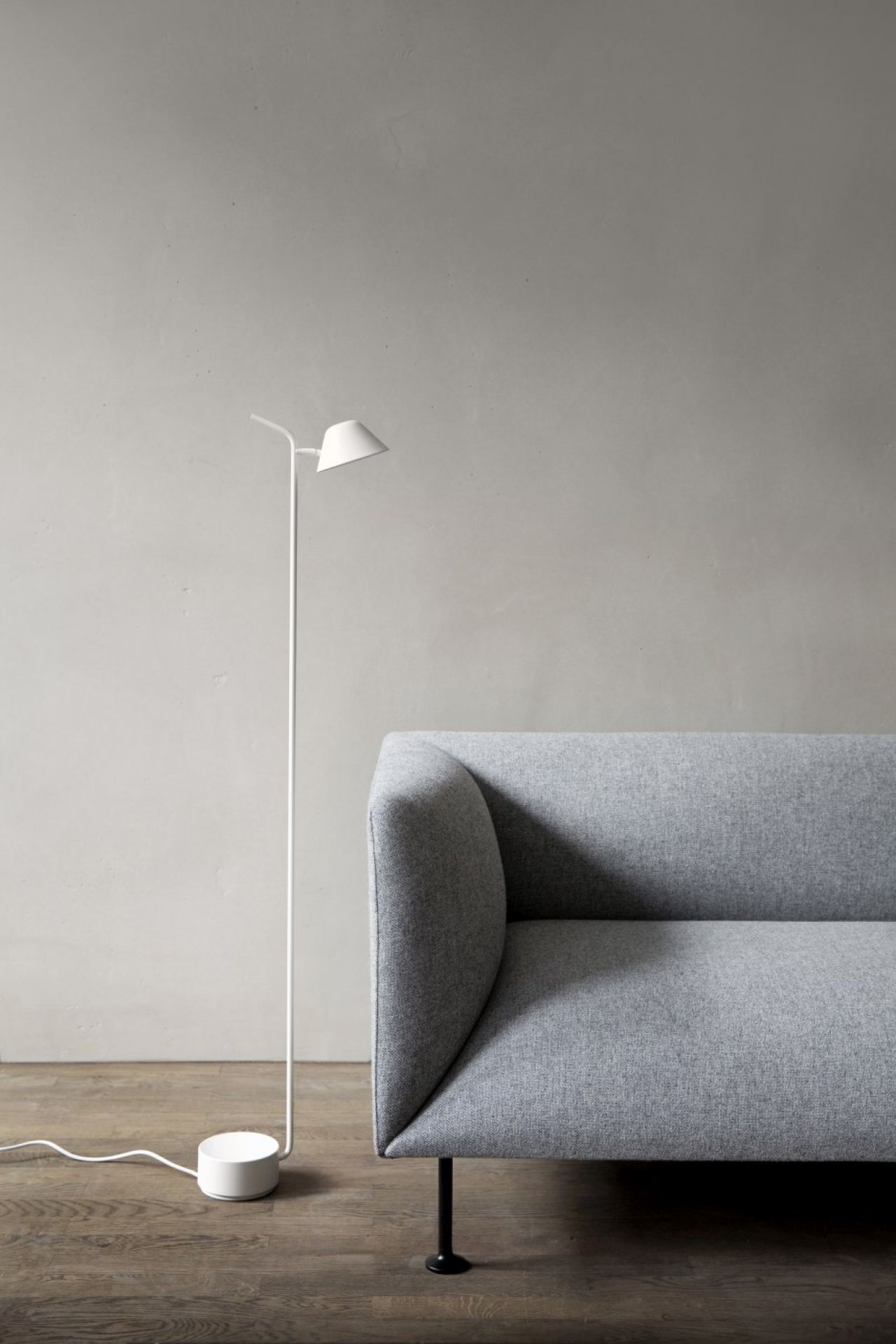 Peek Floor Lamp Lampadaire Audo Blanc