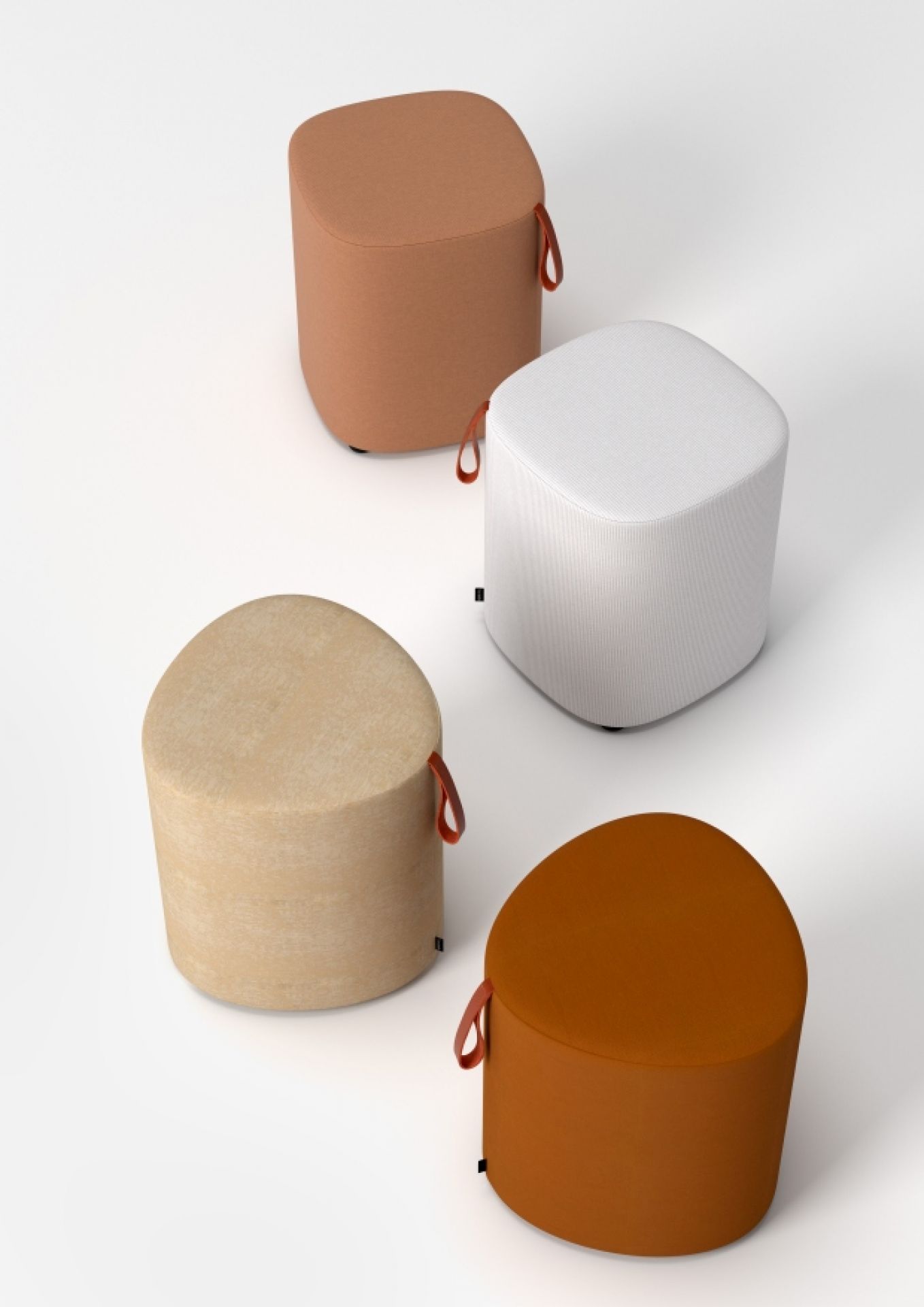 Pully Square Tabouret Cascando