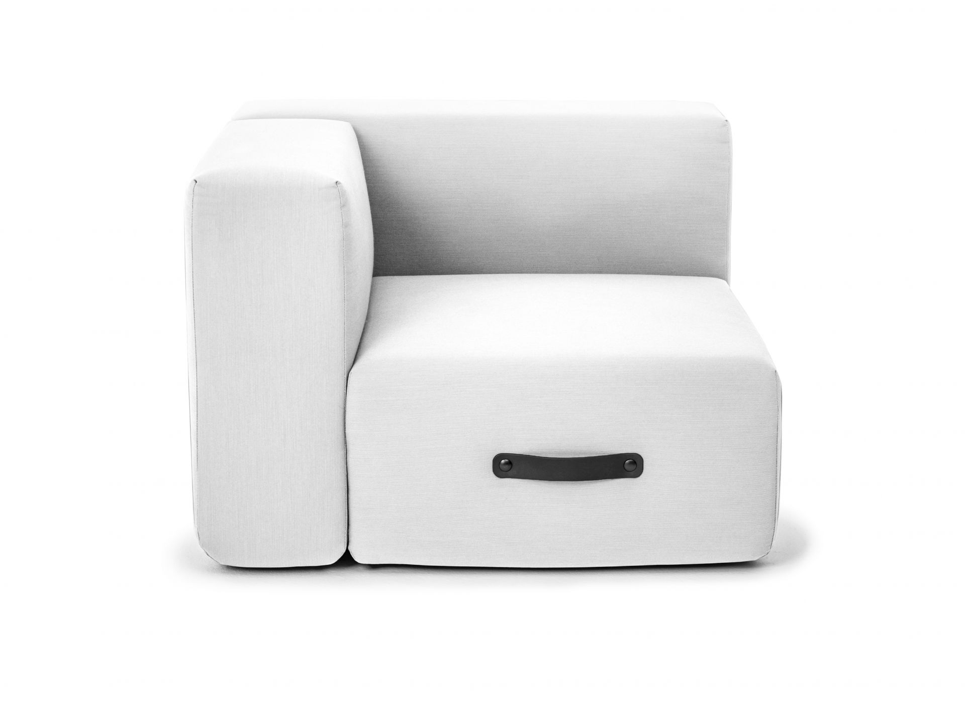 Miamia Outdoor Canapé module d'angle gauche gris clair Conmoto Miamia Outdoor Canapé module d'angle gauche gris clair Conmoto
