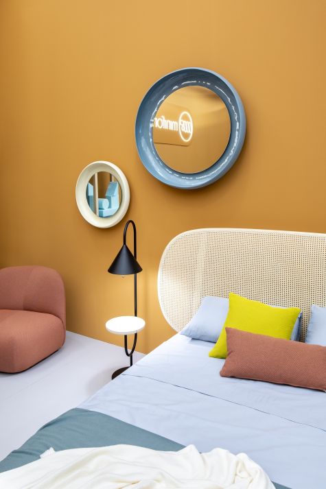 Miroir Coque avec cadre céramique Miniforms