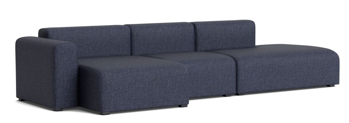 Canapé Mags 3 places Combination 4 Low Armrest avec accoudoir à gauche Hay  