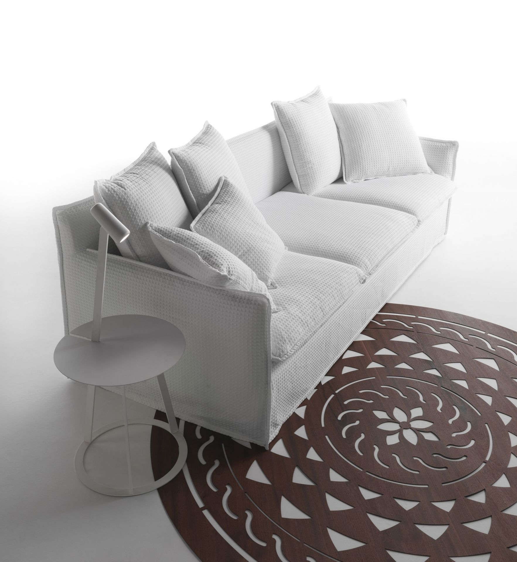 Albino Torcia Table d'appoint blanc Casamania Horm