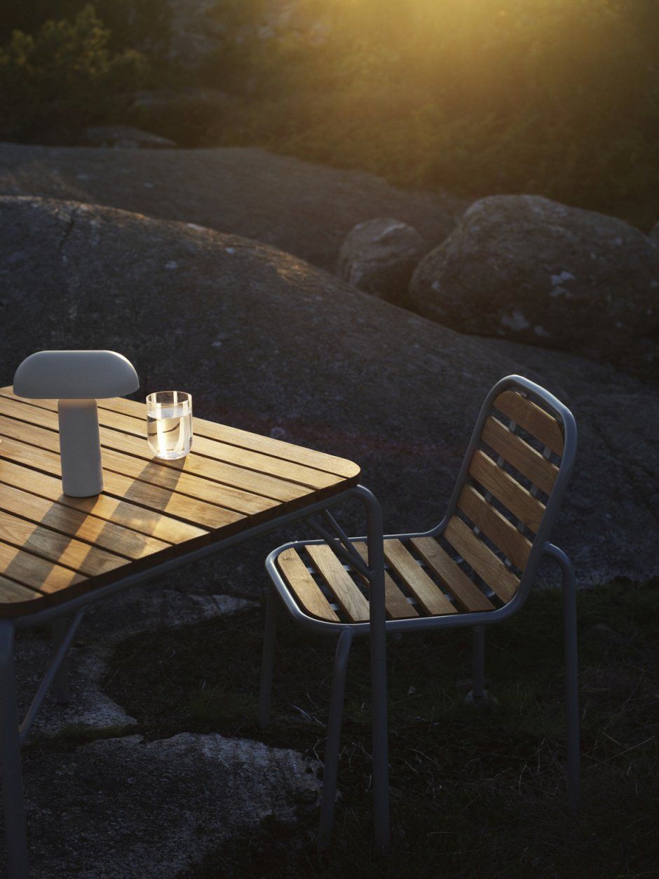 Vig Chair Wood Chaise d'extérieur Normann Copenhagen  