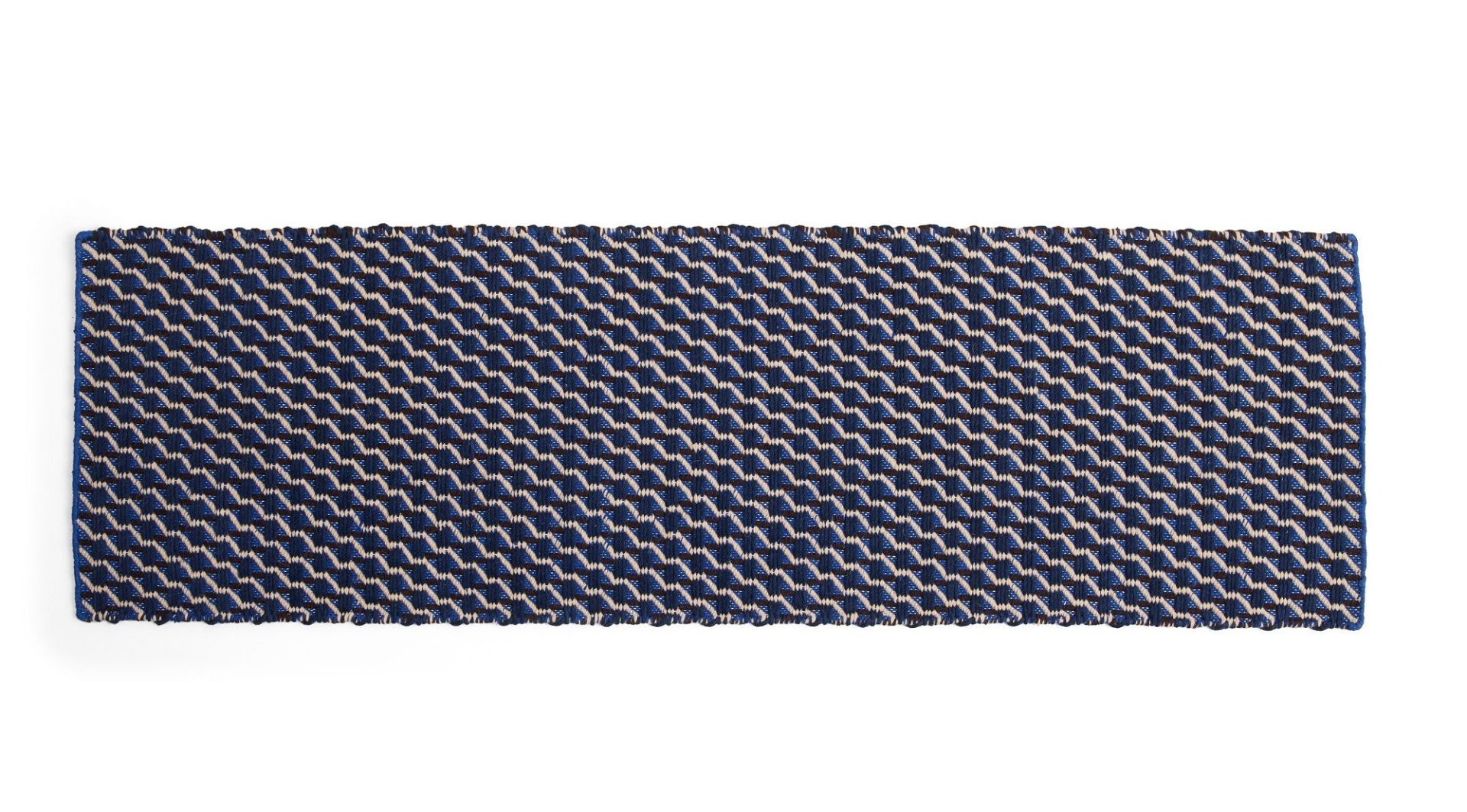 Tapis Channel Rug Blue-white Hay