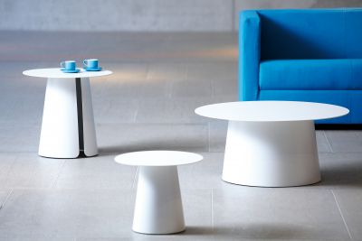 Feel table d'appoint blanc Ø40 Jan Kurtz