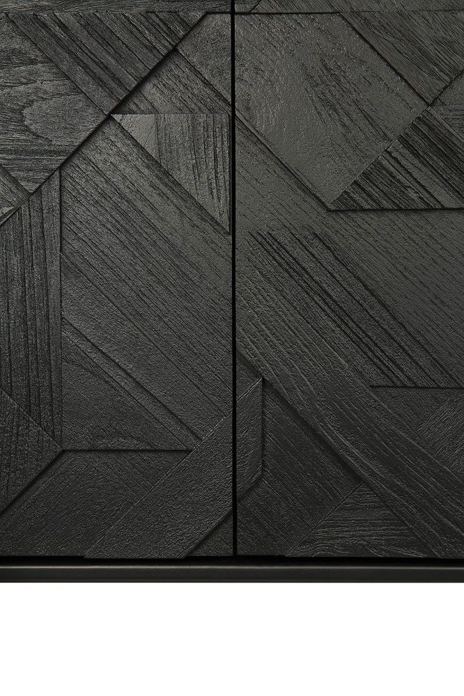 Graphic Armoire 2 portes teck noir Ethnicraft