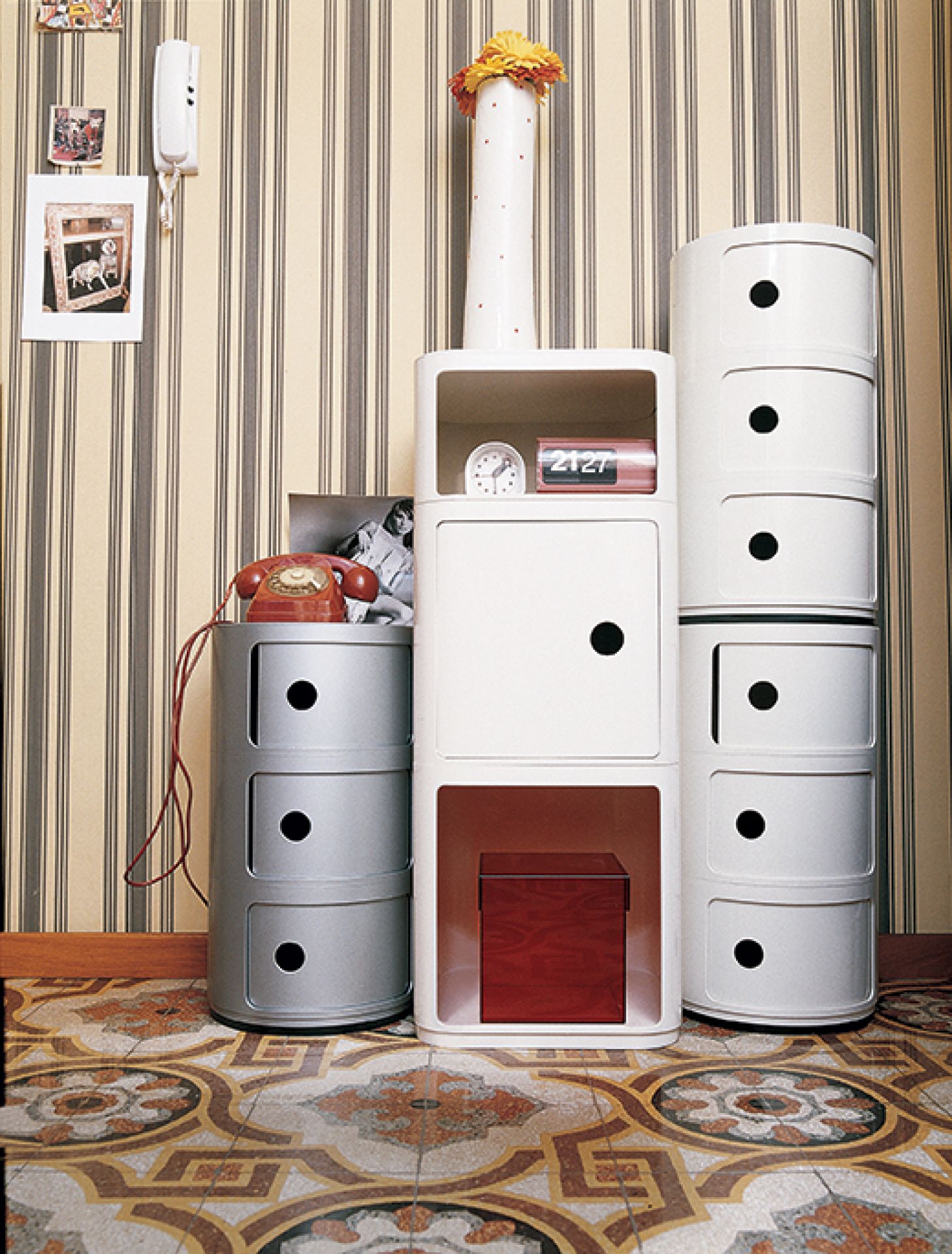 Componibili 4985 4 éléments Kartell blanc