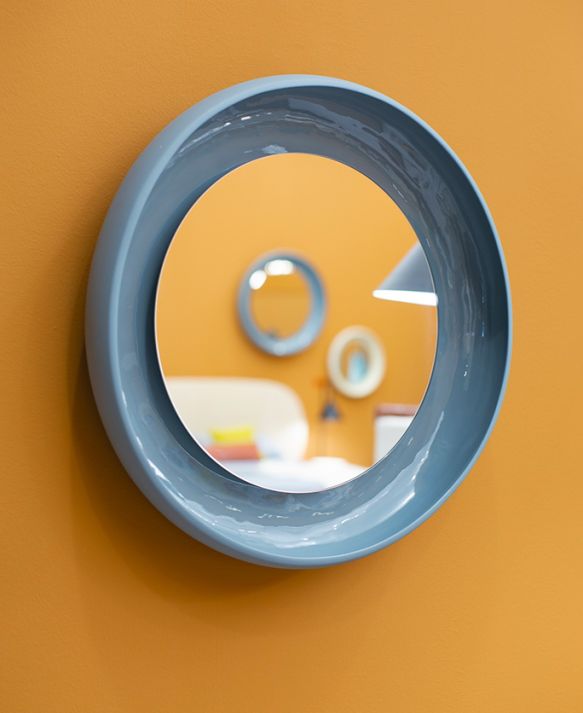 Miroir Coque avec cadre céramique Miniforms