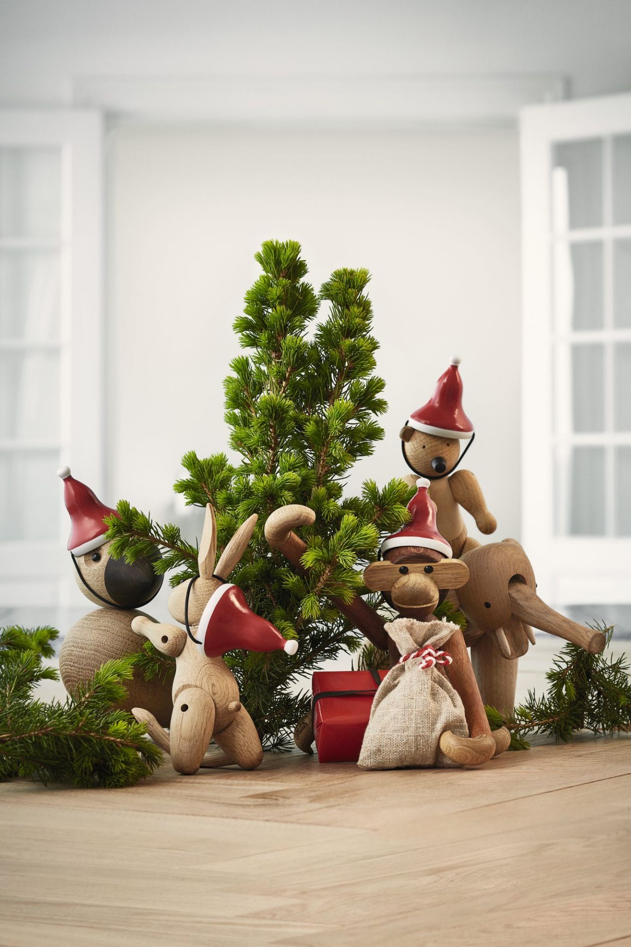 Bonnet de Noel pour le Singe mini Kay Bojesen