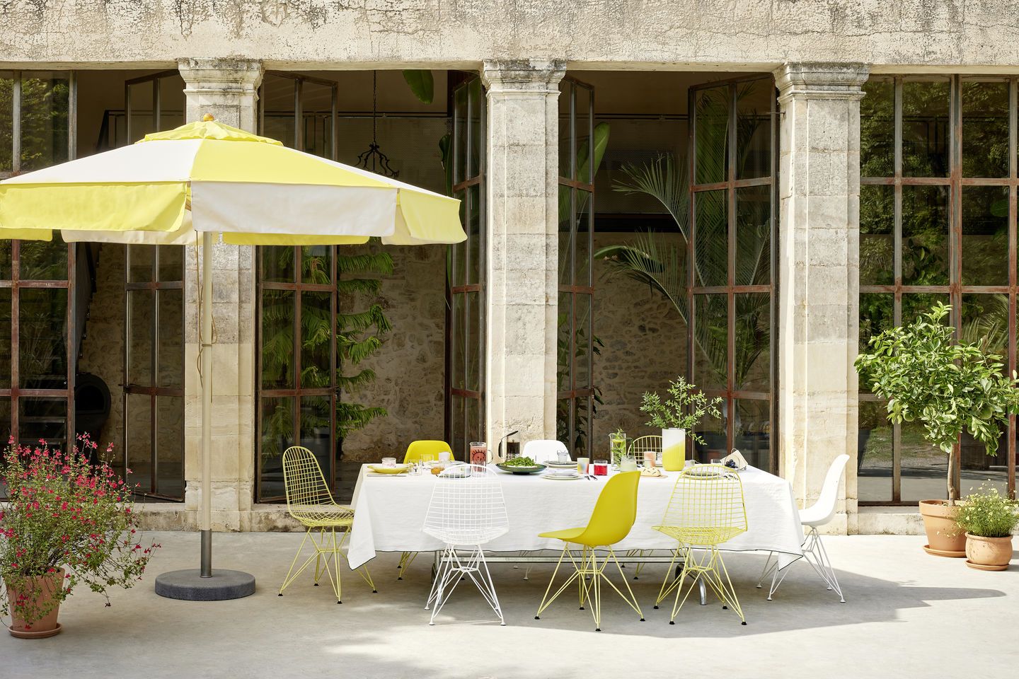 DKR Wire Chair Chaise assise rembourree Vitra