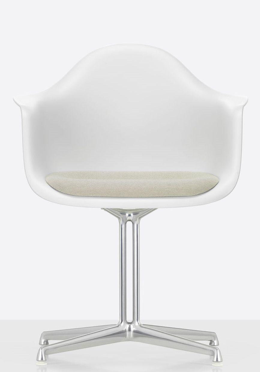 Eames Plastic Arm Chair DAL avec coussin d'assise Vitra