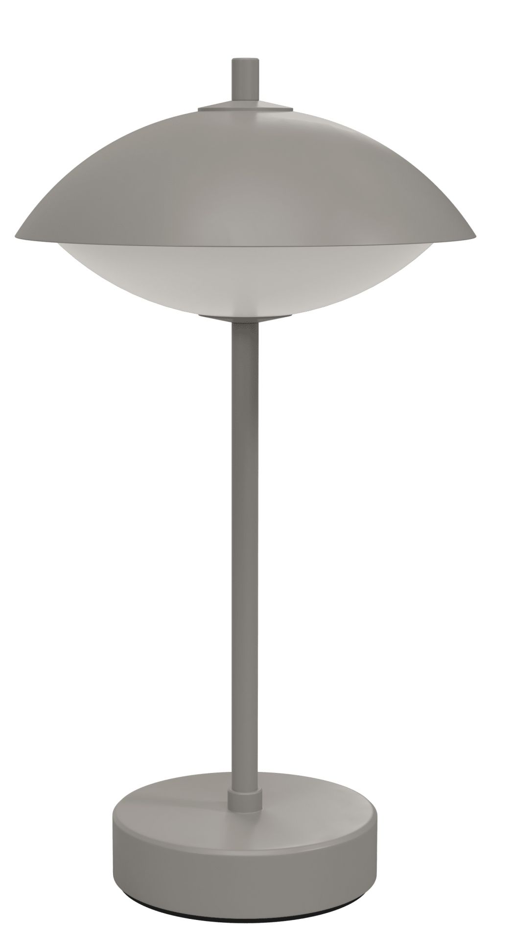 Clam Lampe de table portable Lampe à batterie Fritz Hansen Nine grey