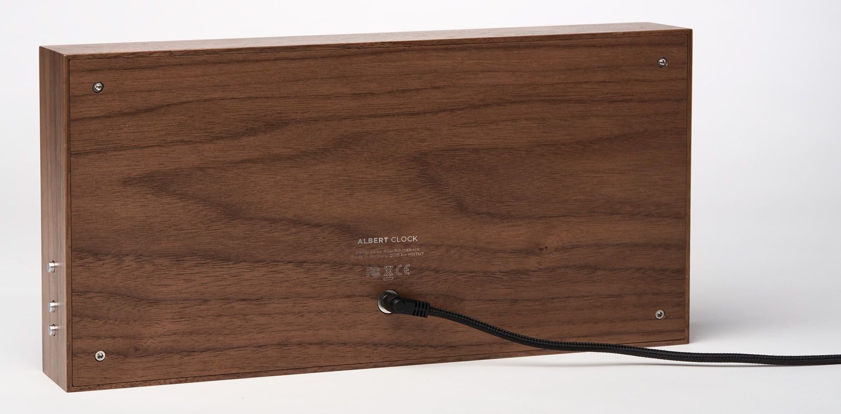 Horloge numérique LED / Horloge de table / Horloge murale en bois de noyer Albert Clock