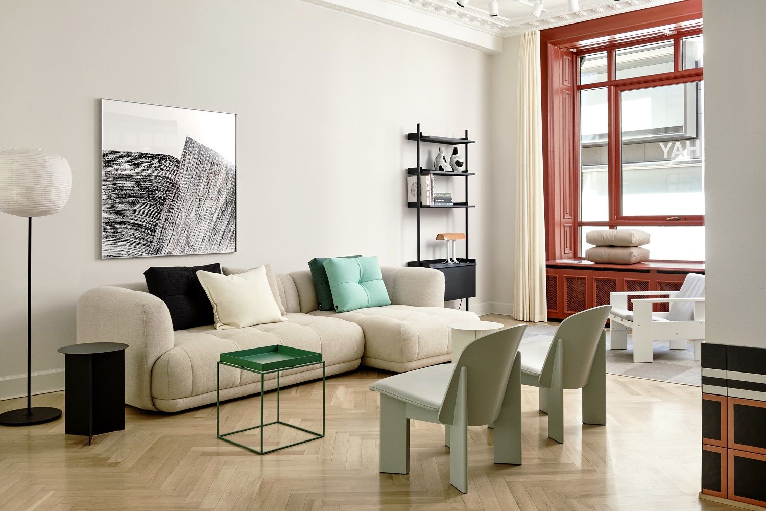 Chisel Lounge Chair fauteuil entièrement rembourré Hay 