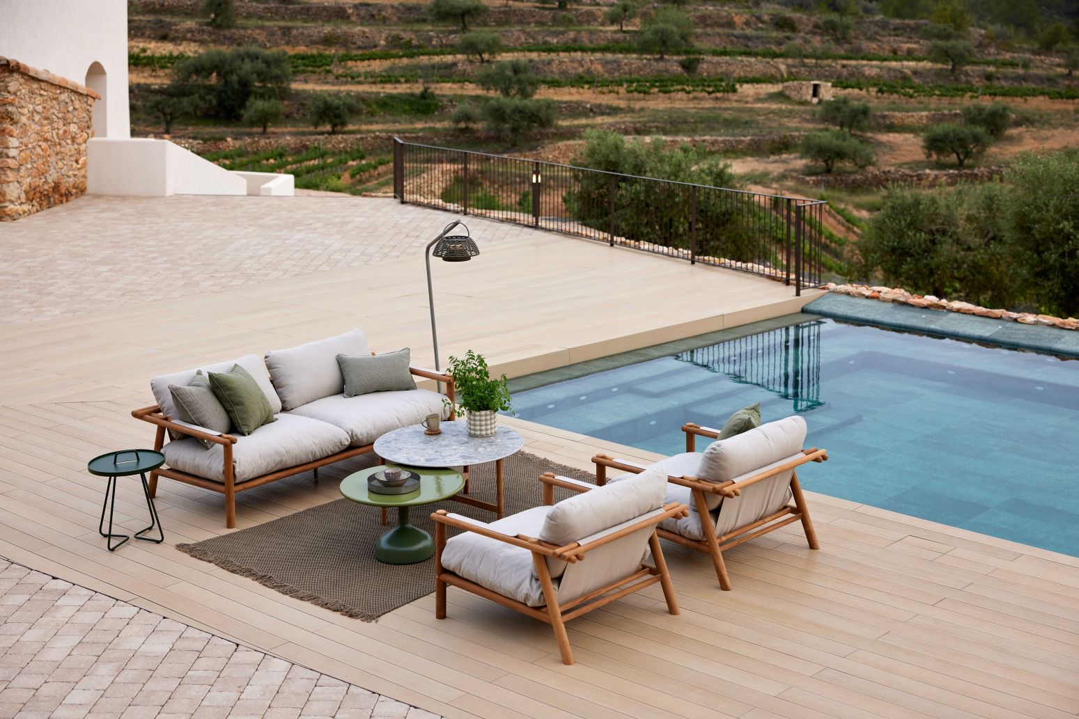 Sticks Outdoor Canapé avec coussins Cane-Line