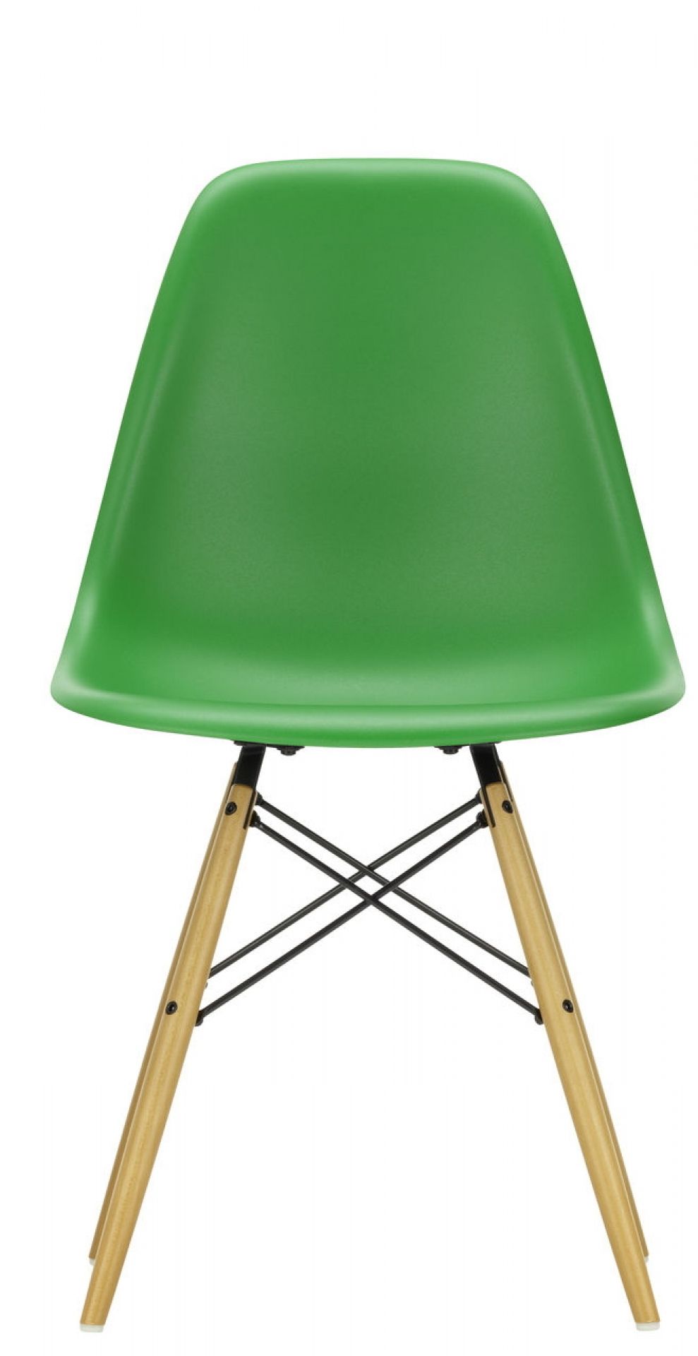 Eames Plastic Side Chair DSW Chaise Vitra Érable jaunâtre - Vert