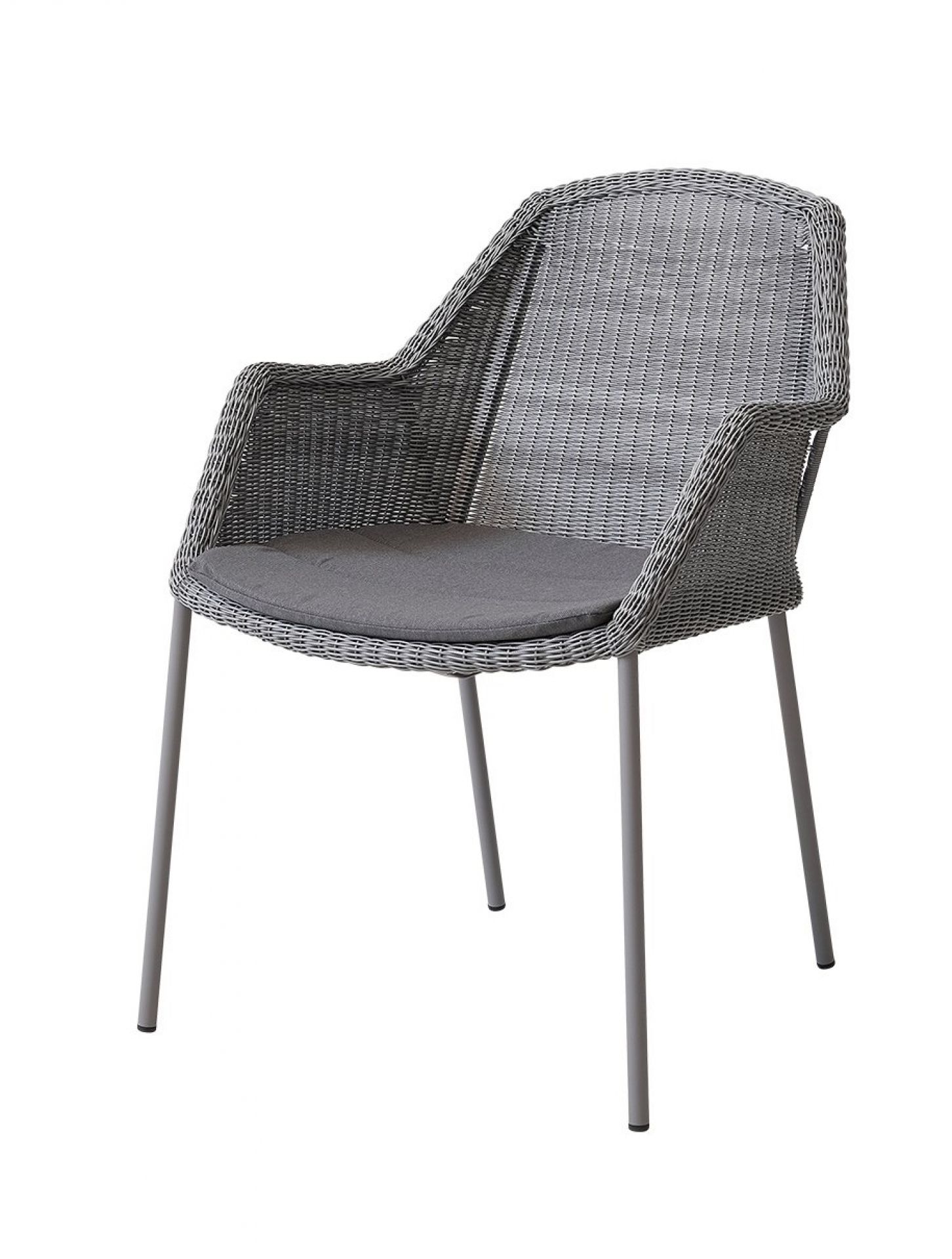 Breeze Chaise d'extérieur cadre à quatre pieds Cane-Line