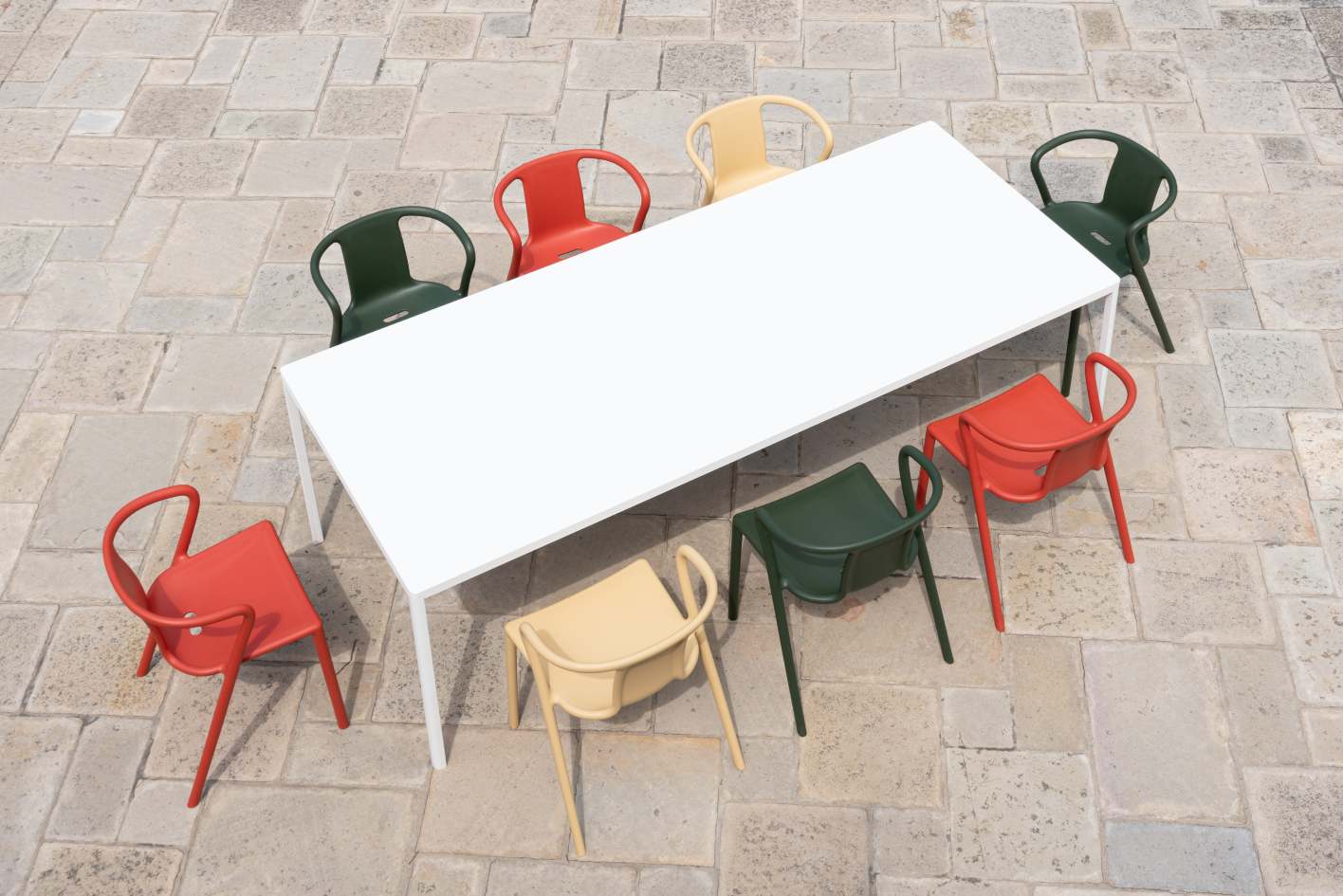 Air Armchair Indoor/Outdoor Chaise avec accoudoirs Magis