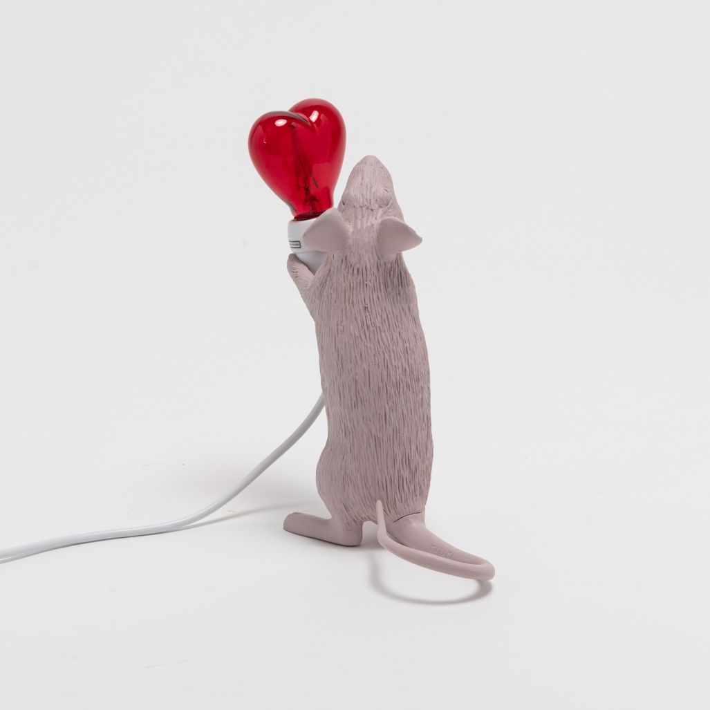 Mouse Lamp Step Love Edition Lampe de table USB Seletti