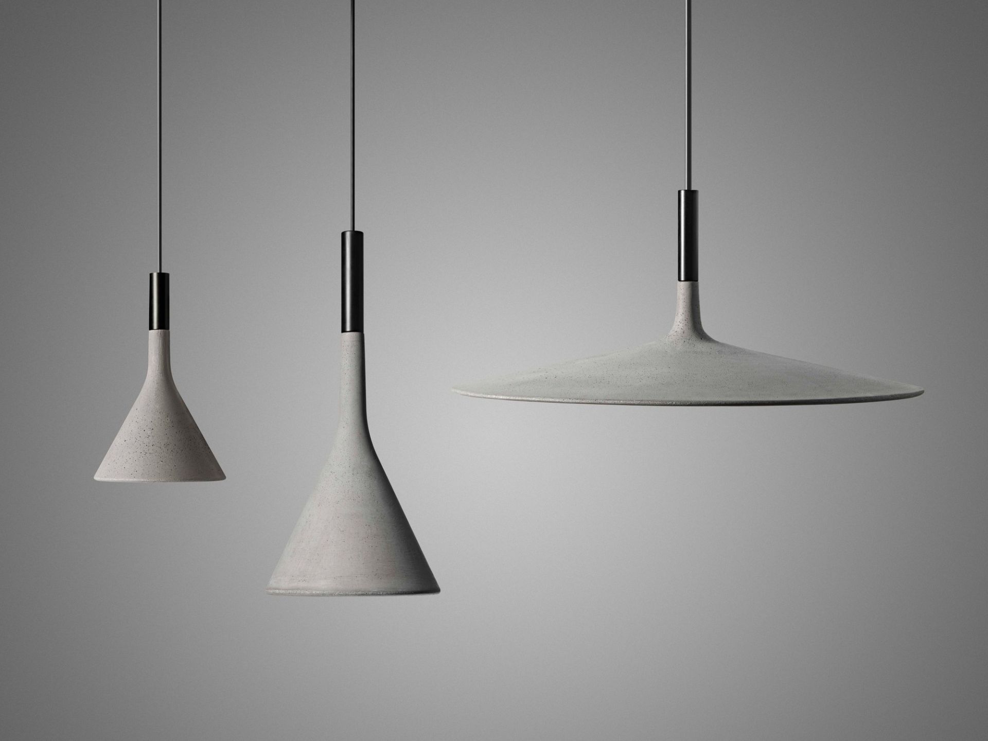 Aplomb Large LED Lampe de suspendue Foscarini Blanc