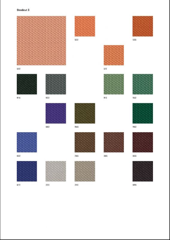 Carte Échantillon Steelcut 3 Kvadrat