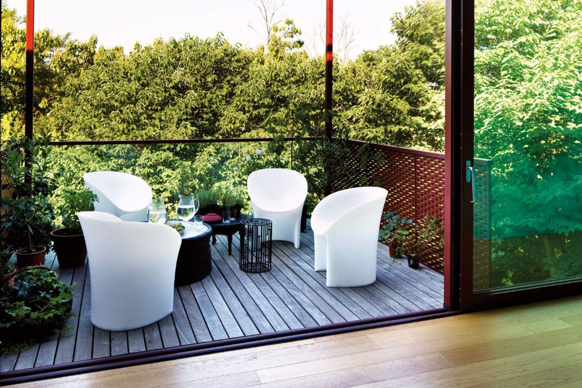 Moroso petit fauteuil Moon polyéthylène