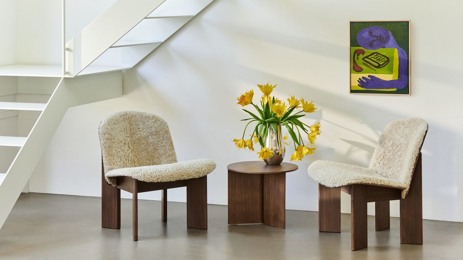 Chisel Lounge Chair fauteuil entièrement rembourré Hay 