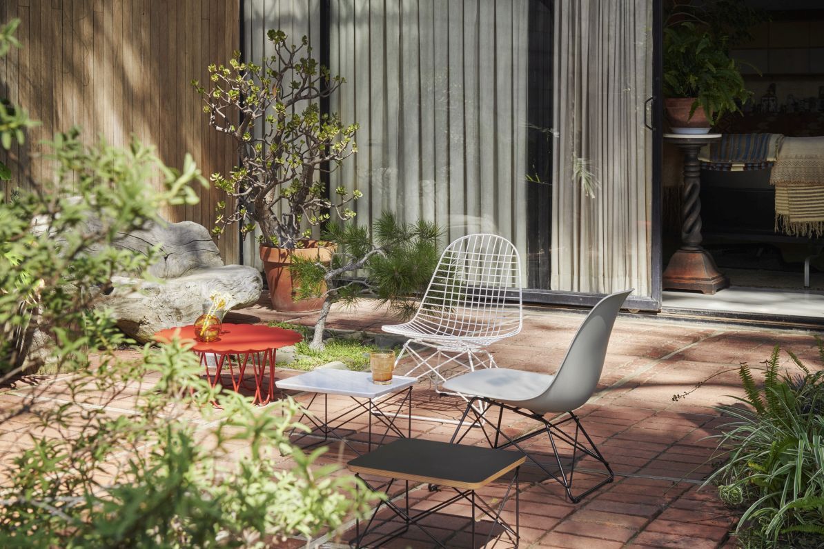 Eames Plastic Side Chair LSR chaise Vitra
