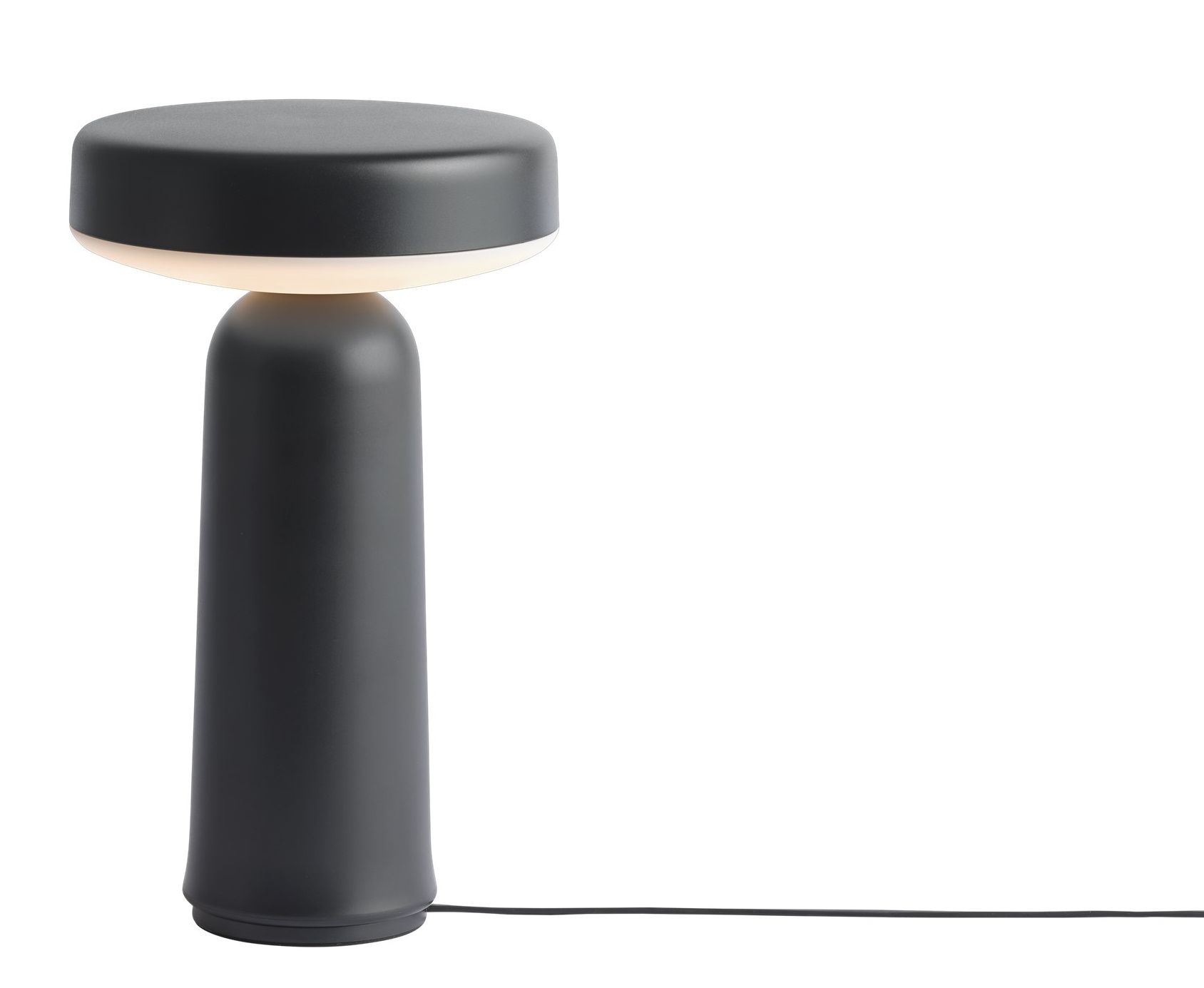 Ease Portable lamp Lampe de table à batterie Muuto Noir