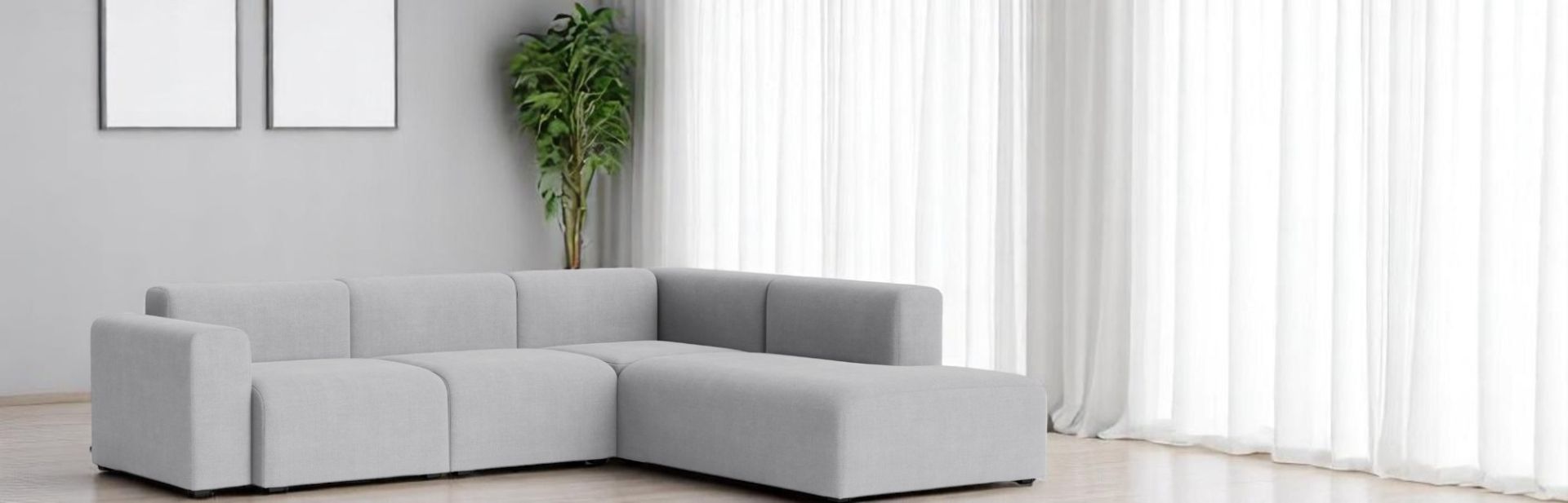 Mags Sofa Corner Combination 2 Low Armrest avec accoudoir à droite Hay