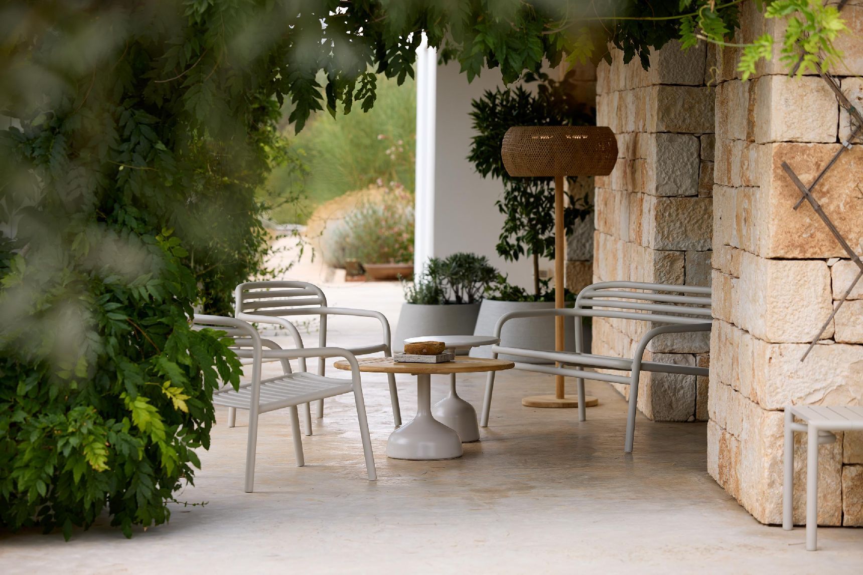 Jardinière ronde Cane-Line