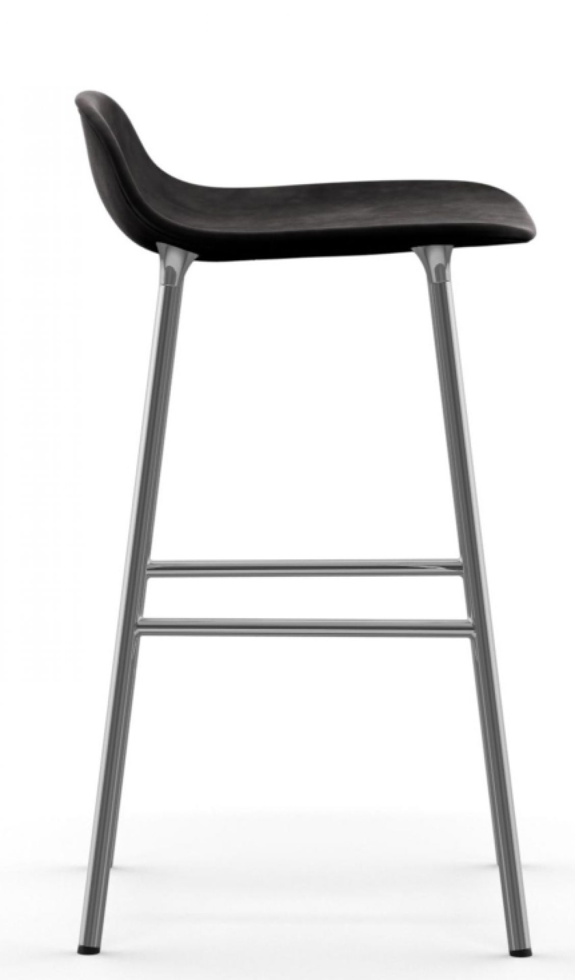 Form Barstool tabouret de bar H 65 cm Acier Rembourré Normann Copenhagen