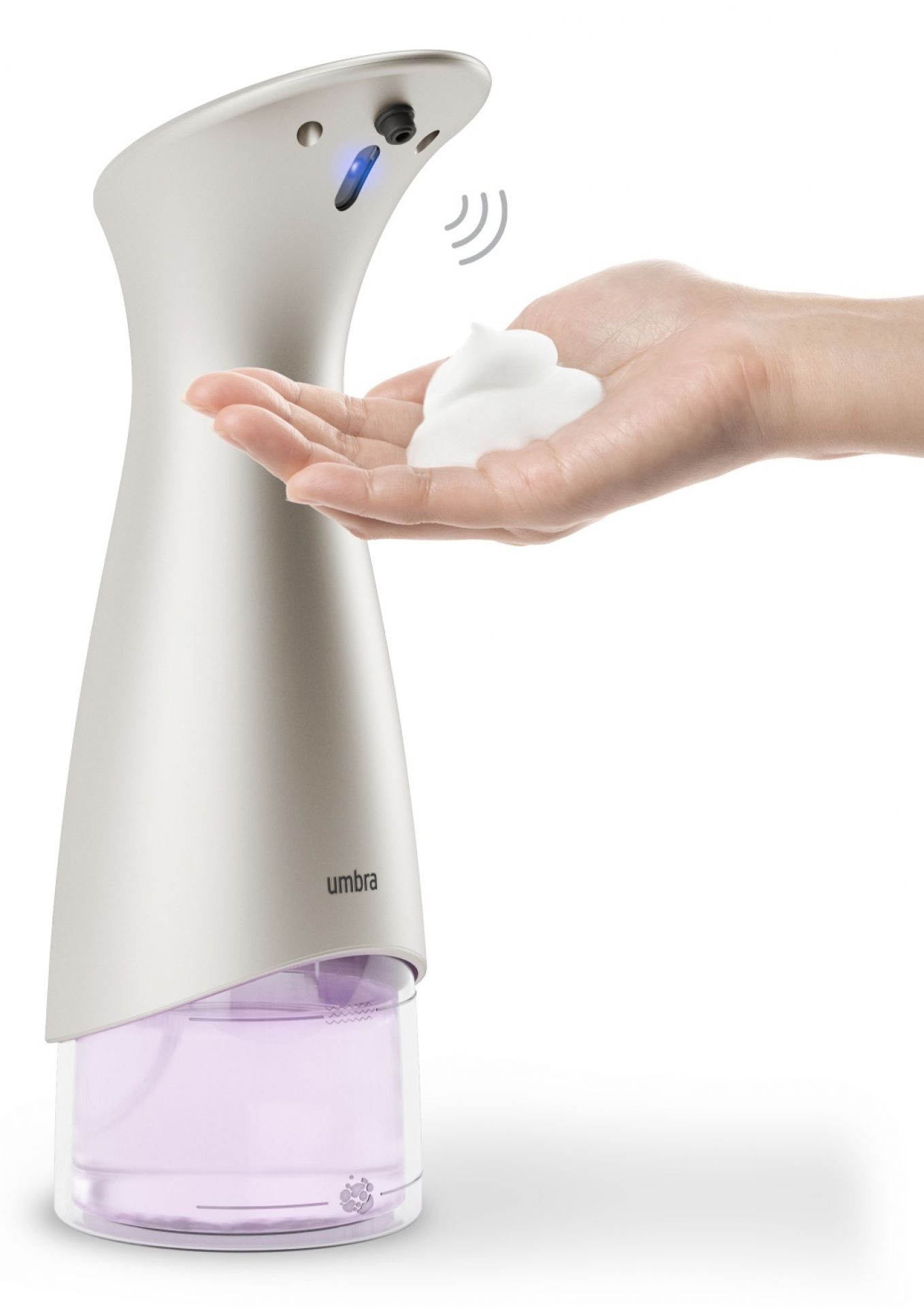 Otto Foaming Automatic Soap Dispenser Distributeur de savon Umbra Nickel OFFRE SPECIALE