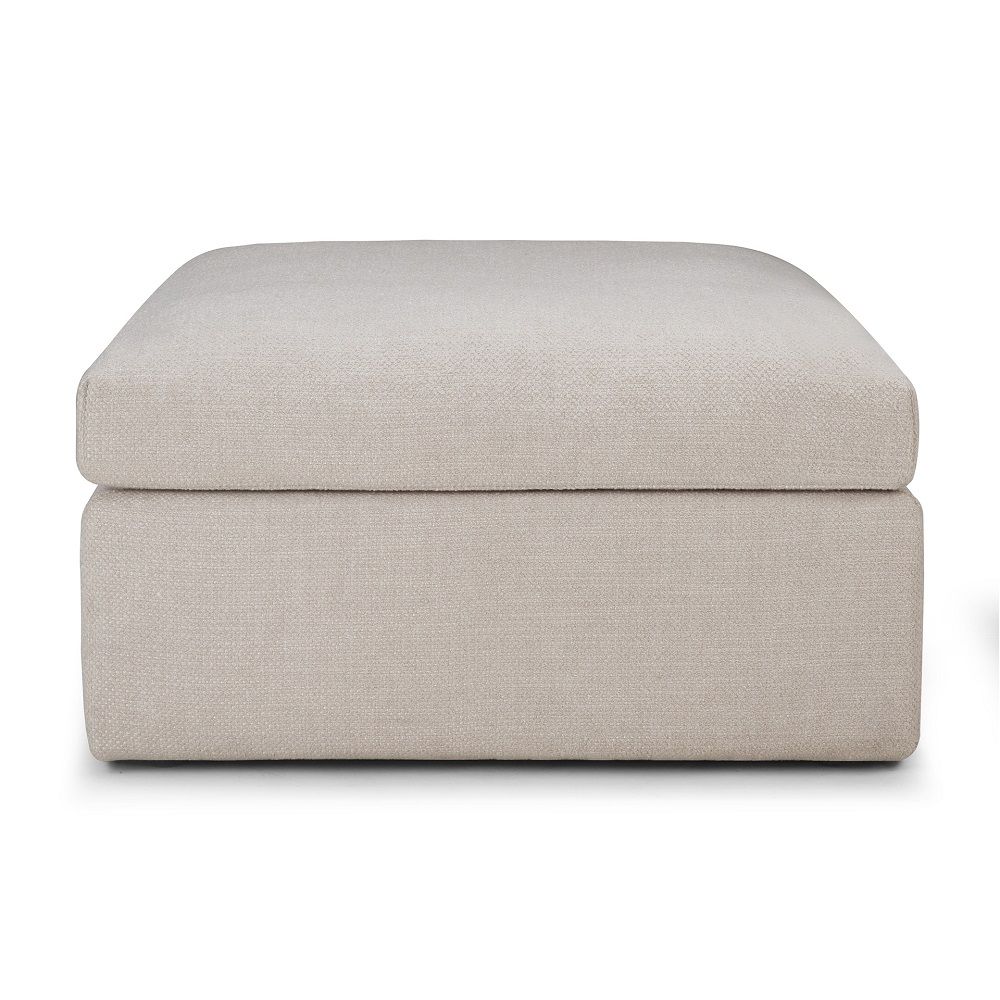 Mellow Tabouret rembourré Ivory Tissu Ethnicraft 