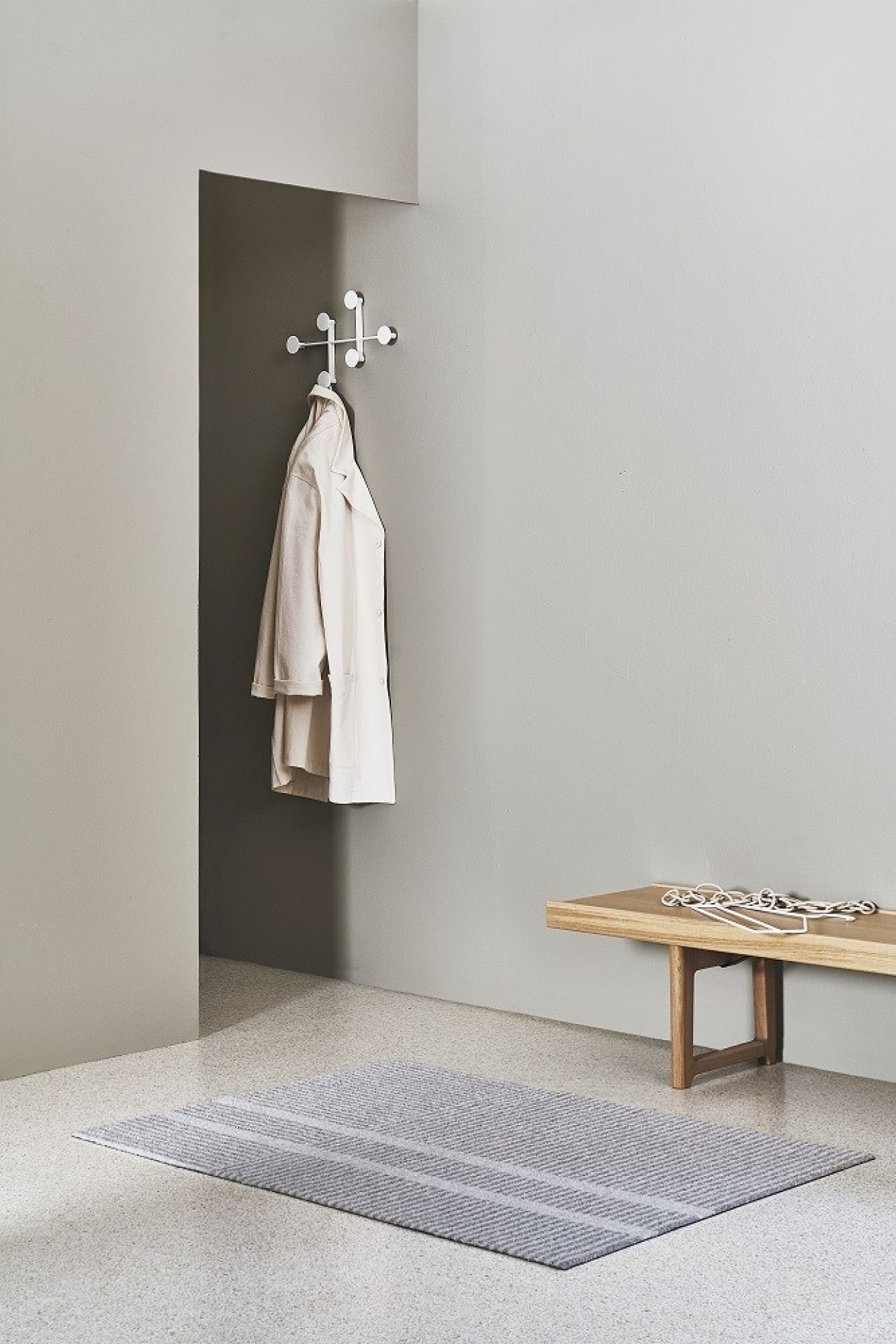 Løype Indoor / Outdoor Paillasson L 60 x P 85 cm / BREEZY BEIGE Heymat OFFRE SPECIALE